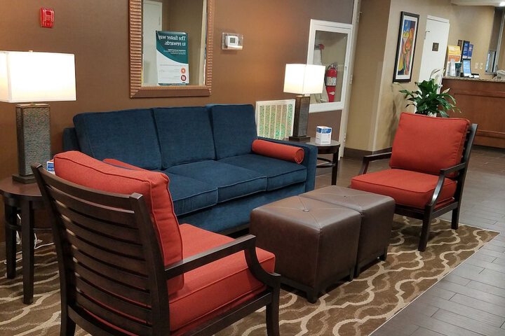 Lobby sitting area