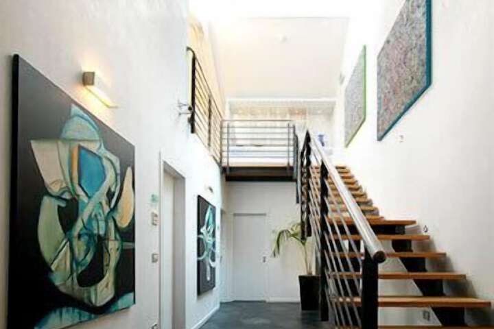 Interior entrance