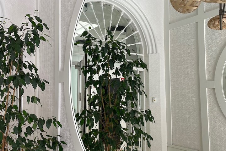 Interior entrance