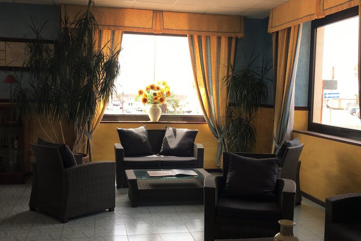 Lobby sitting area