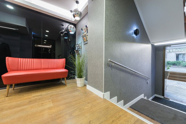 Interior entrance