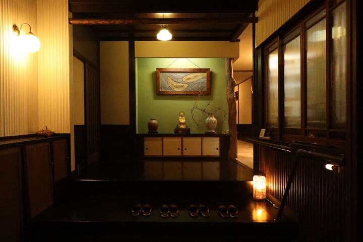 Interior entrance