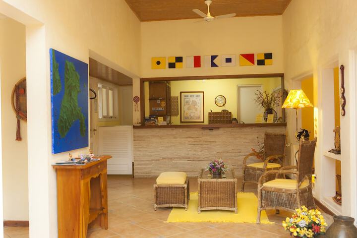 Lobby sitting area