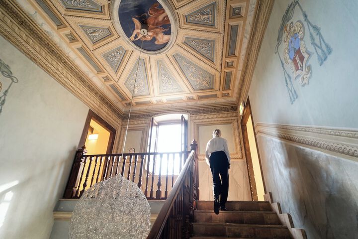 Interior entrance