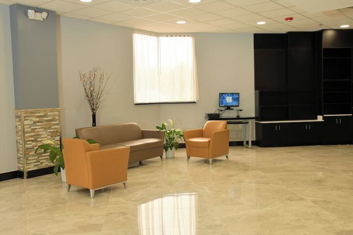 Lobby sitting area
