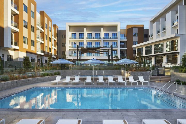 Swimming pool at Courtyard by Marriott Sand City Monterey