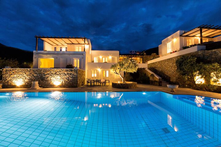 Front of property - evening/night