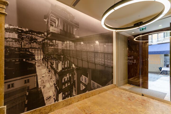 Interior entrance