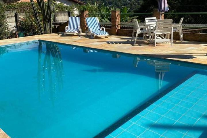 Sítio N#1 da Serra Perfeito para famílias com bebês e crianças Piscina aquecida e limpeza incluídos