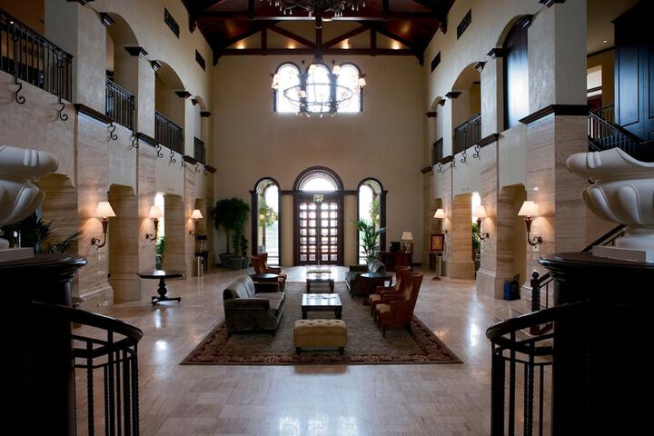 Interior entrance