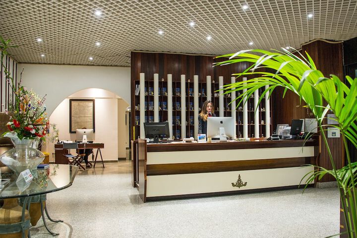 Interior entrance