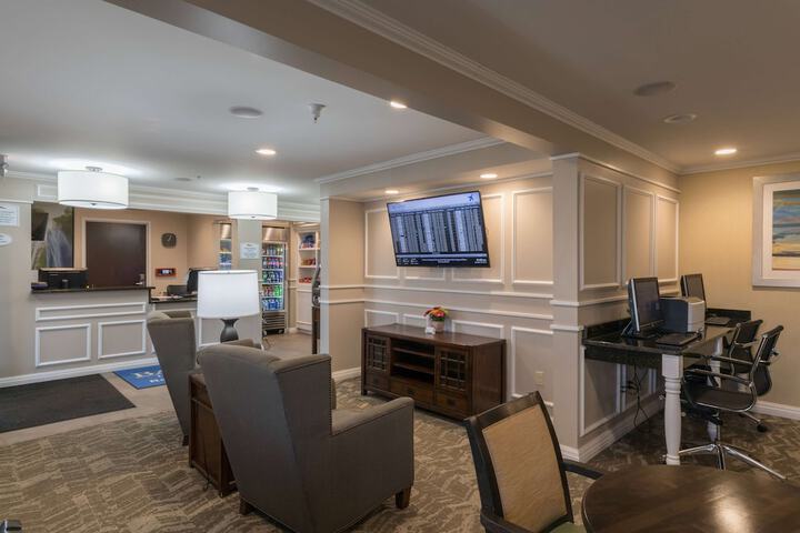 Lobby sitting area