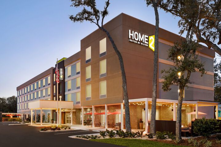 Front of property - evening/night