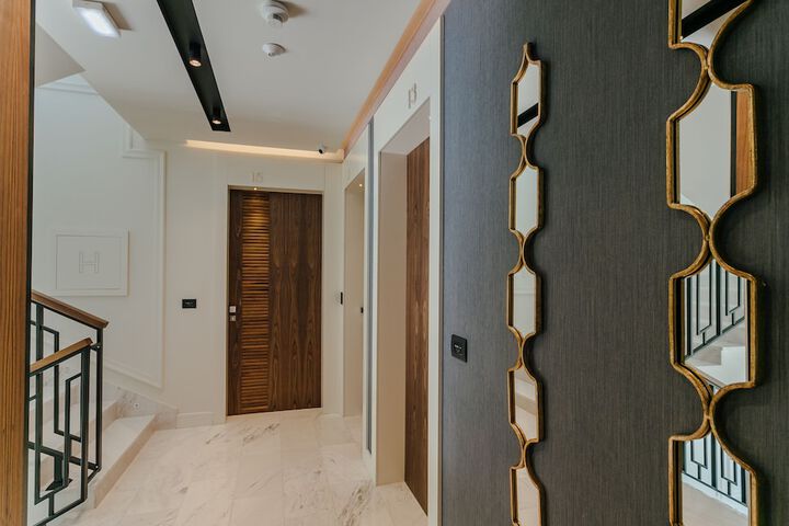 Interior entrance