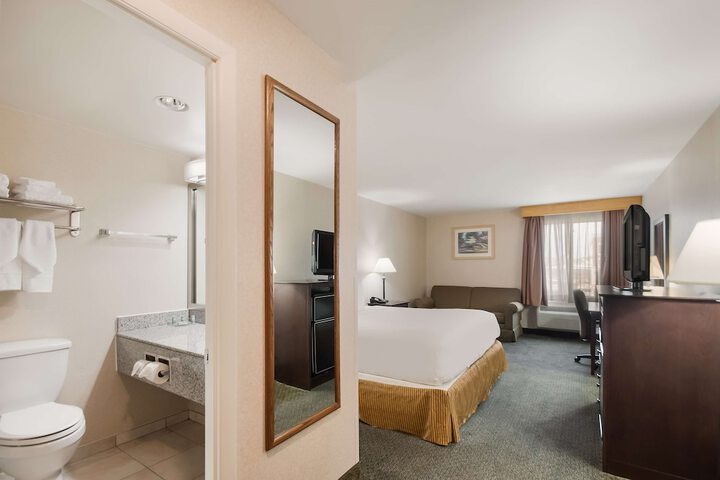 1 King Bed High Speed Internet Accessible Jacuzzi Microwave and Refrigerator Continenta (19 of 20)
