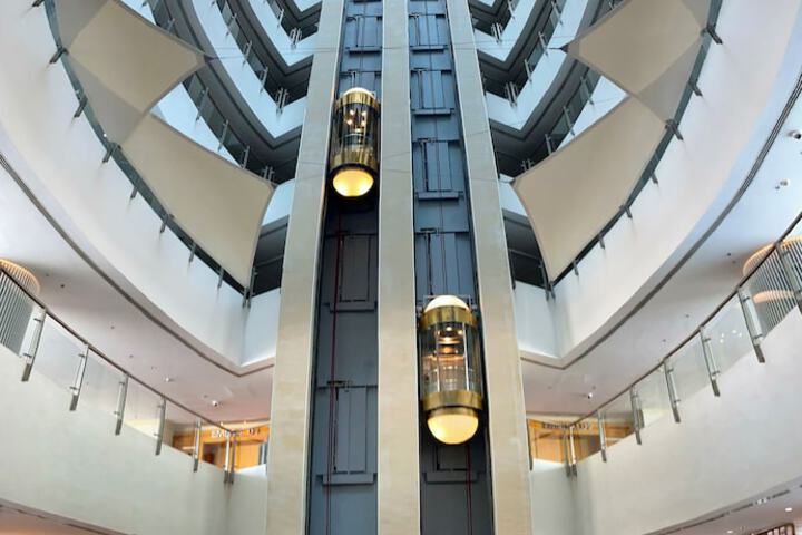 Interior entrance