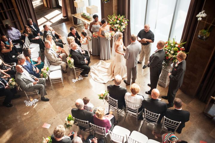Indoor wedding