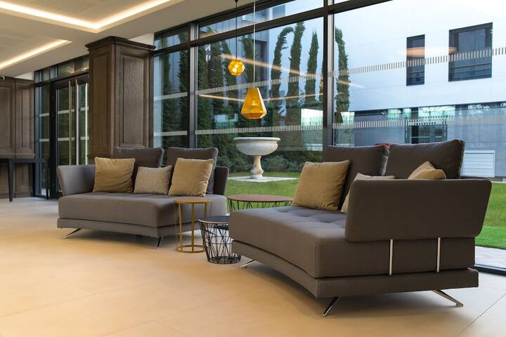 Lobby sitting area