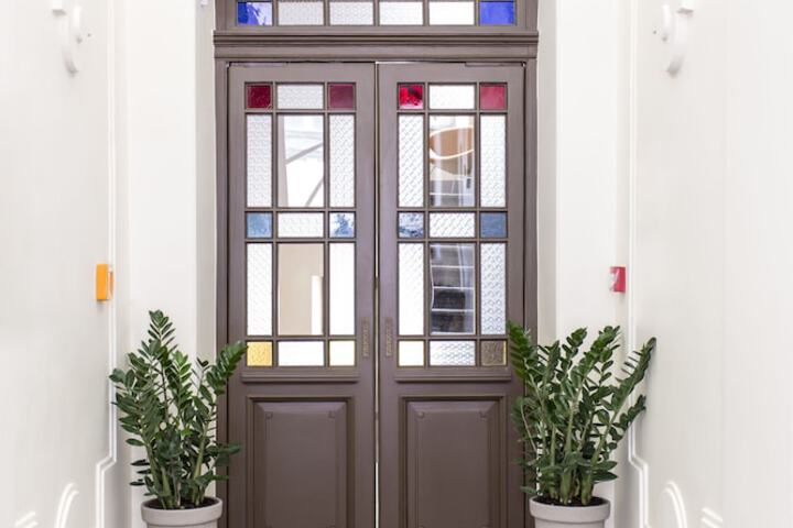 Interior entrance