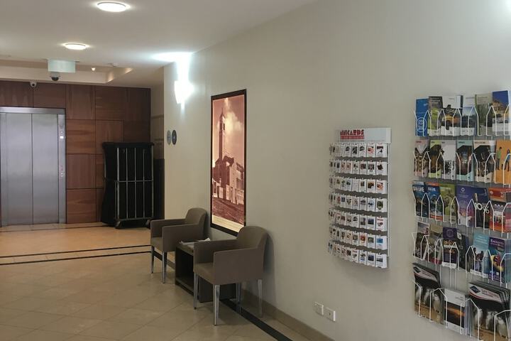 Interior entrance