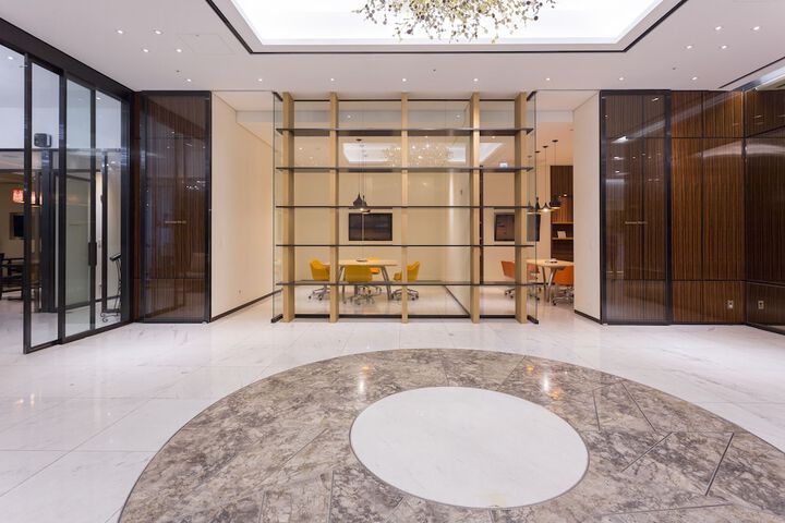 Interior entrance