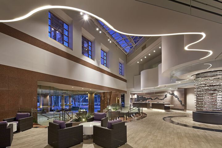 Lobby sitting area