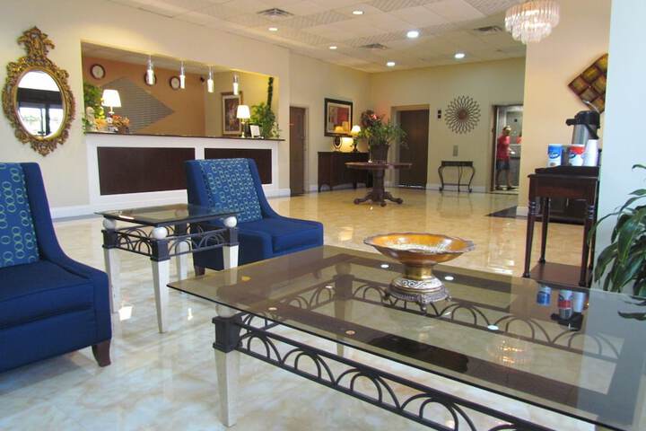 Lobby sitting area