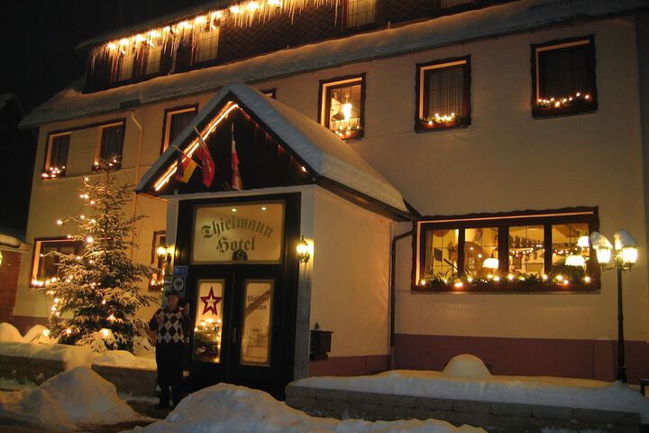 Front of property - evening/night