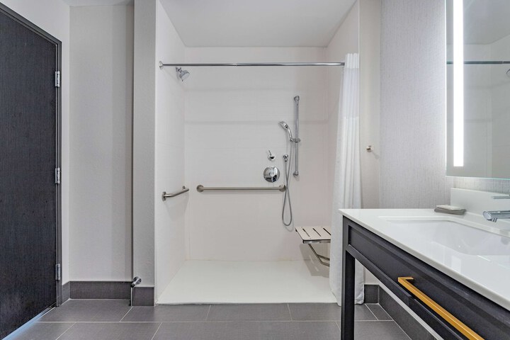 1 King Bed Mobility Accessible Bathtub with Grab Bars (4 of 18)