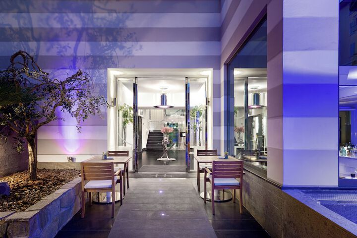 Interior entrance