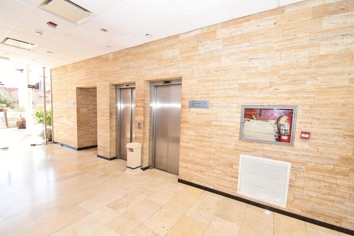 Interior entrance