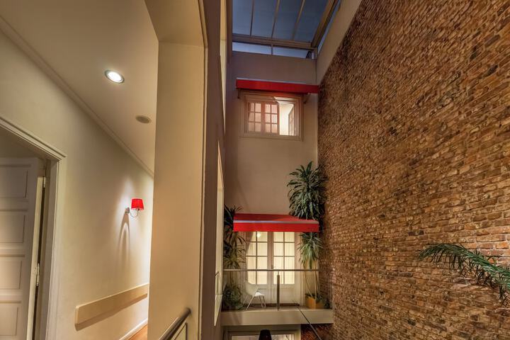 Interior entrance