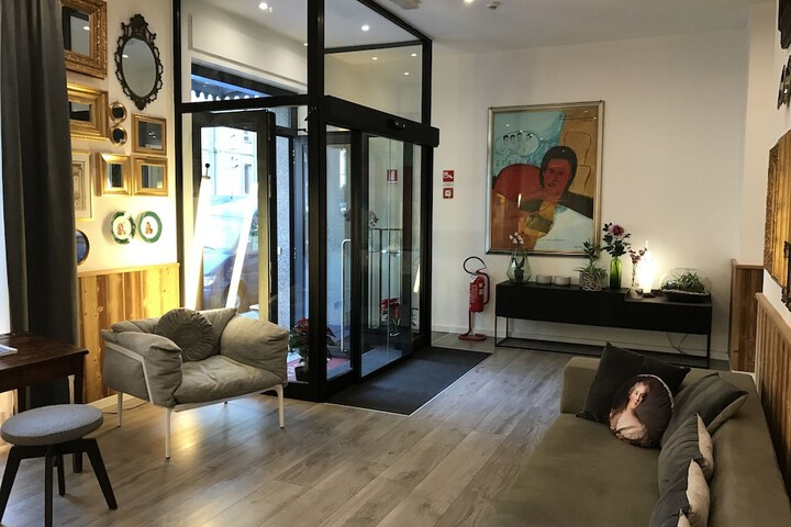 Interior entrance
