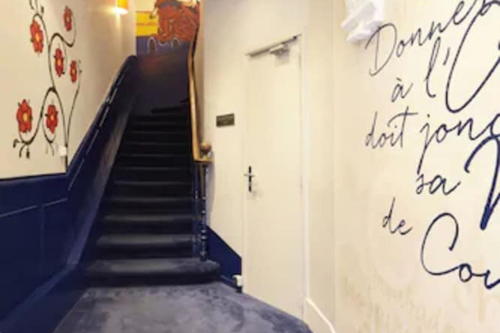 Interior entrance