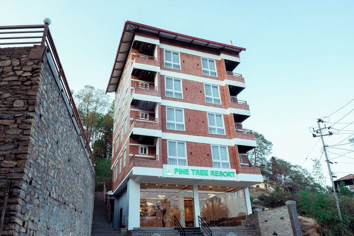 Exterior of Pine Tree Resort