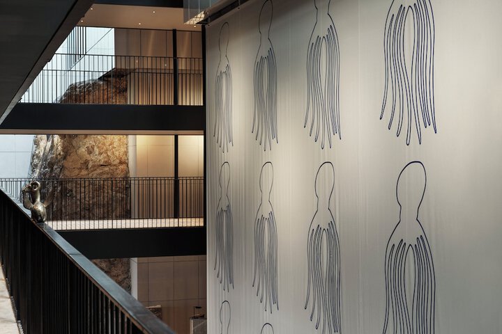 Interior entrance