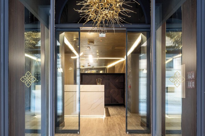 Interior entrance