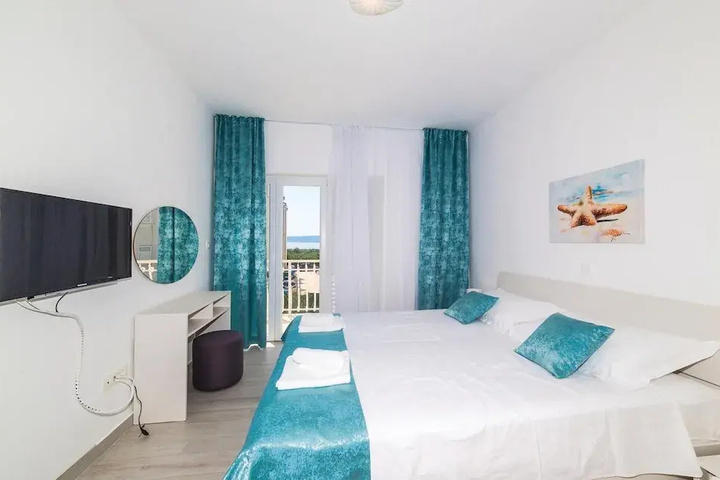Image of Awesome Home in Kastel Stafilic With Sauna Wifi and 5 Bedrooms