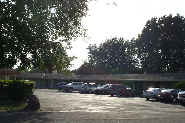 outside