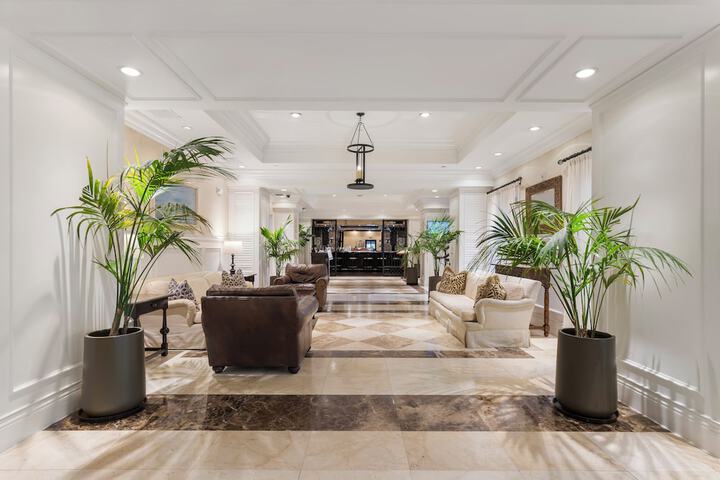 Lobby sitting area