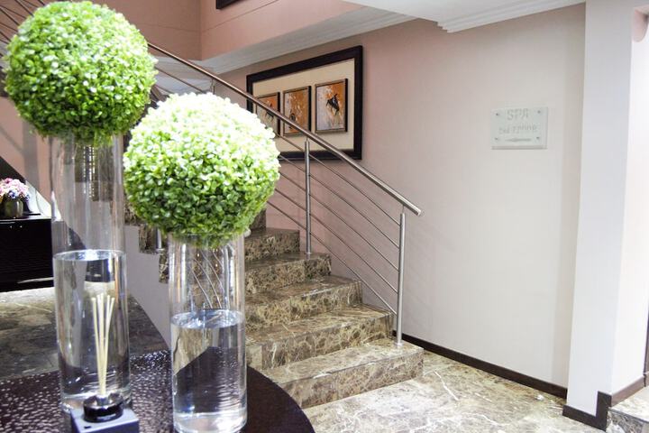 Interior entrance