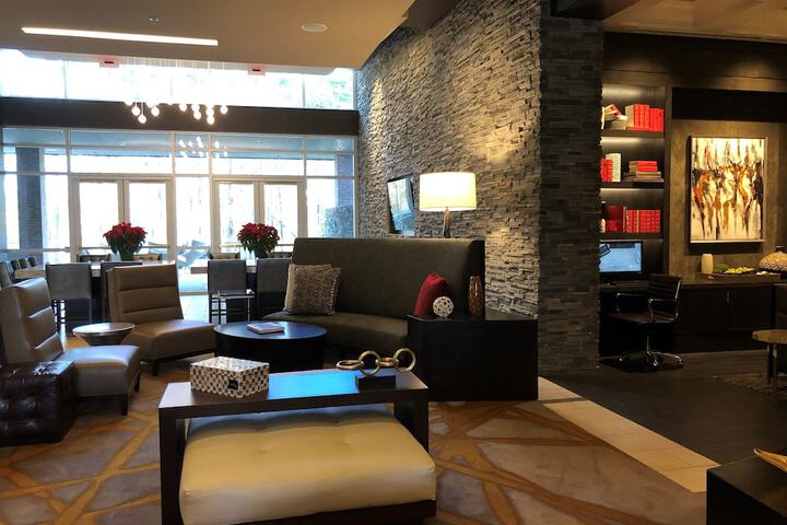 Lobby sitting area