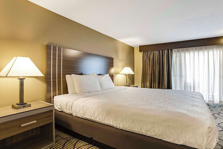 1 King Bed Microwave and Refrigerator Flat Screen Television High Speed Internet Accessible (8 of 20)
