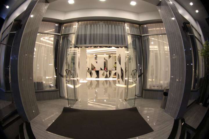 Interior entrance