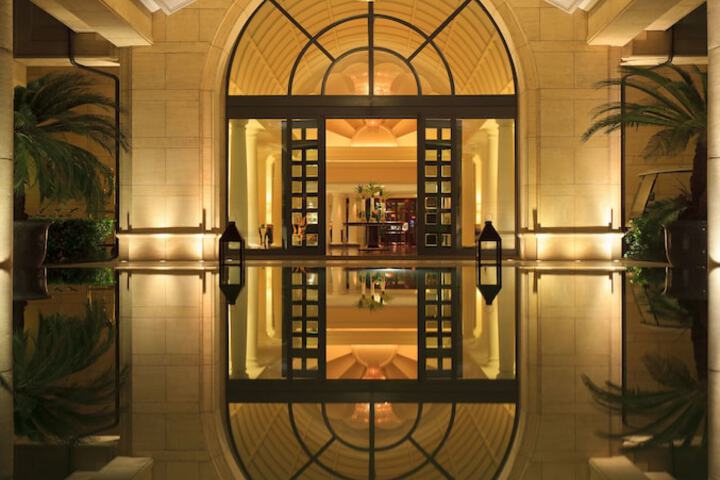 Interior entrance
