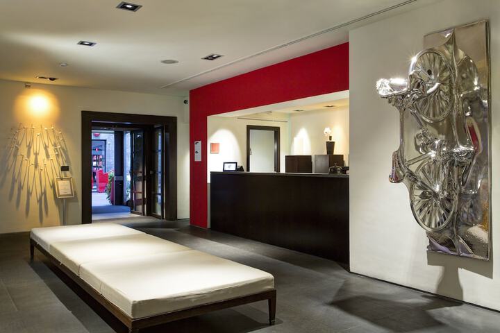 Interior entrance
