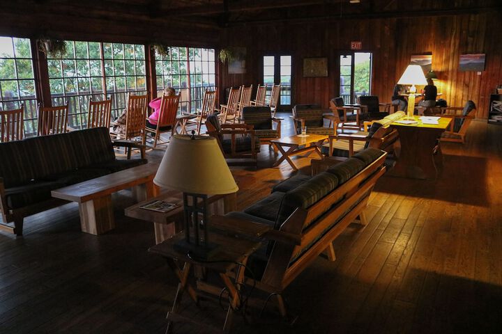 Lobby sitting area