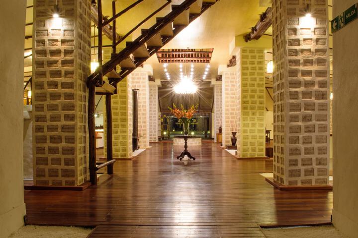 Interior entrance