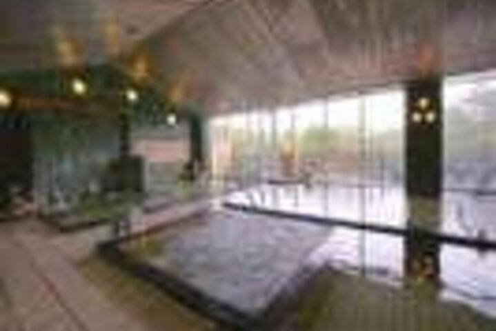 hot spring of 11 kinds of in hotel who night view of Kofu