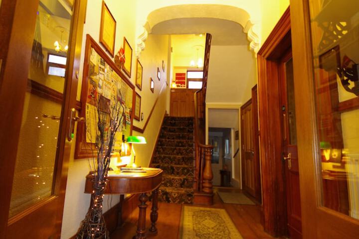 Interior entrance